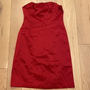 NWT Red strapless dress from The Limited